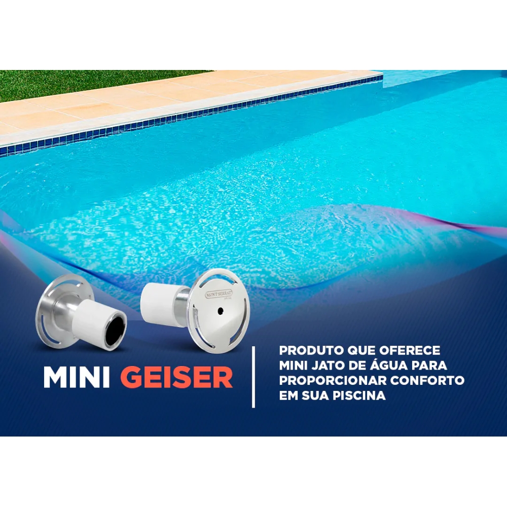 MINI GEISER INOX TUBO 20MM MONTSERRAT
