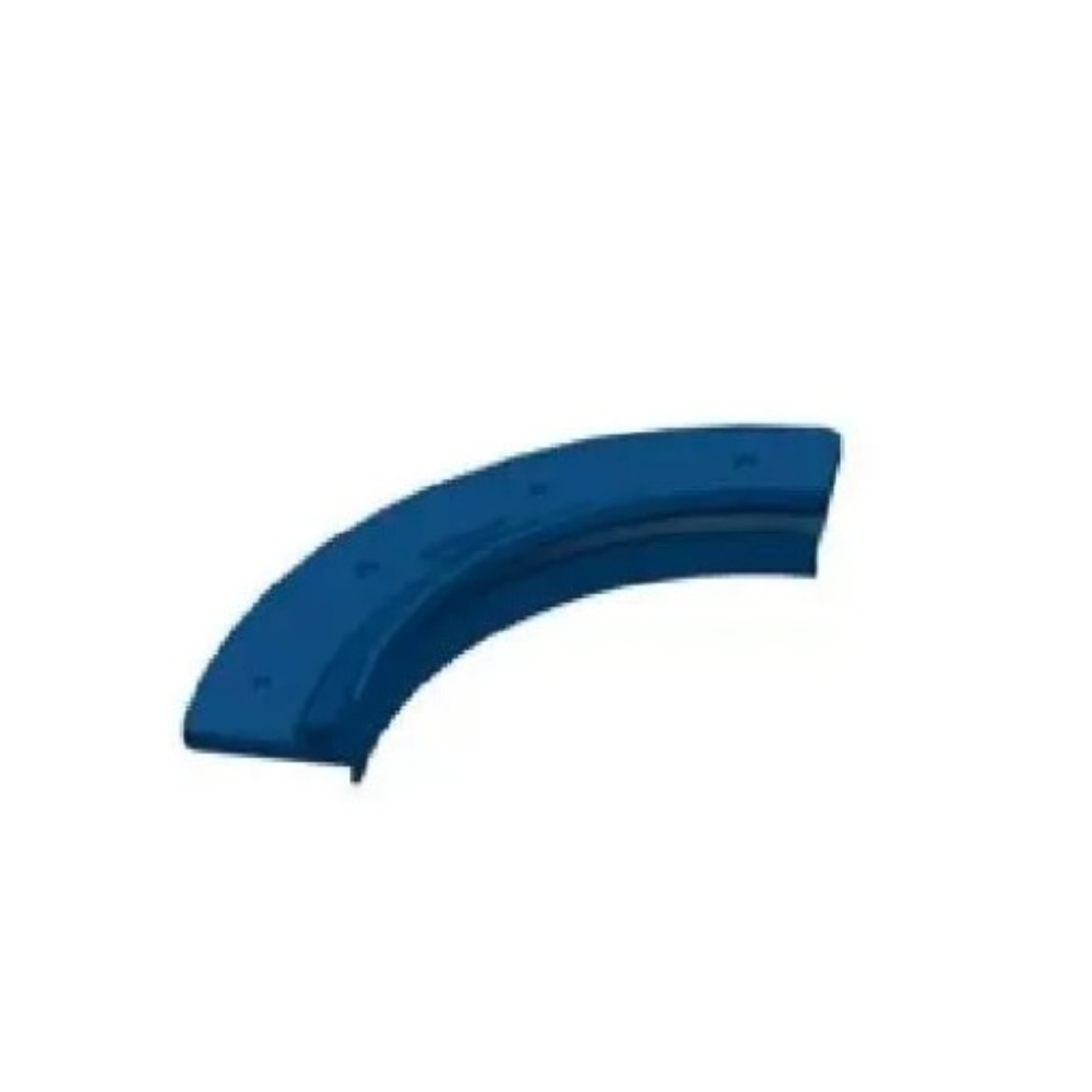 PERFIL CURVO CANTO 10CM AZUL ESCURO P/ VINIL SODRAMAR