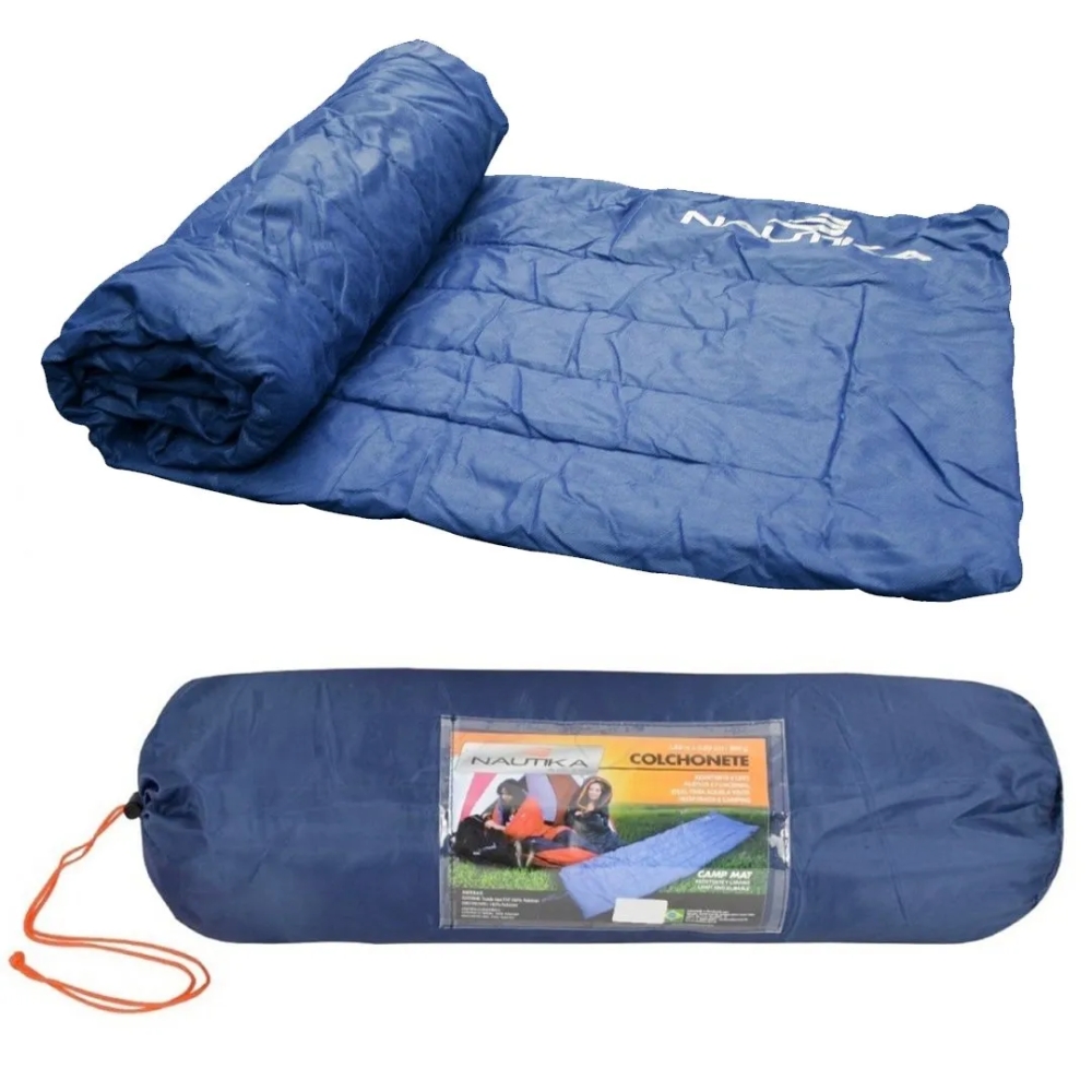 SACO DORMIR COLCHONETE NAUTIKA P/CAMPING 1,89 X 0,59CM