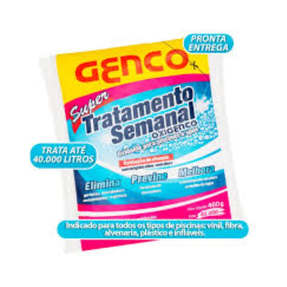 SUPER TRATAMENTO SEMANAL GENCO OXIDANTE MATERIA ORGANICO