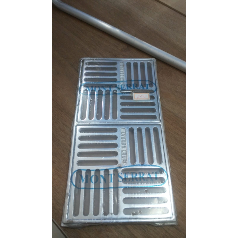 GRADE DE FUNDO MONTSERRAT TRADICIONAL15X30 INOX