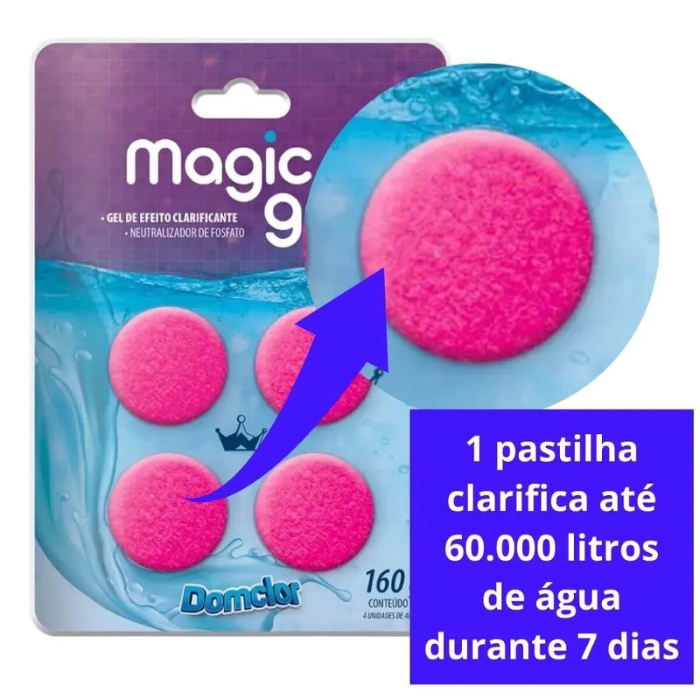 CLARIFICANTE DOMCLOR MAGIC GEL CARTELA C/04UN