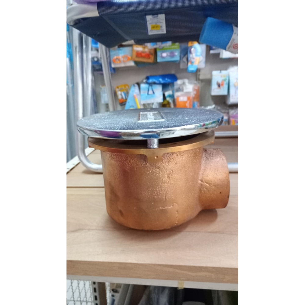 DRENO FUNDO TRADICIONAL BRONZE ANTI-TURBILHÃO 3 POLEGADAS MONTSERRAT