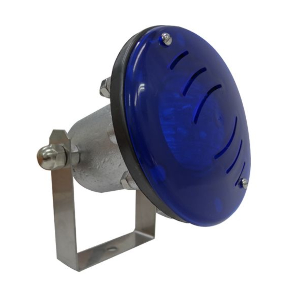 MINI REFLETOR P/ FONTE LUMINOSA LAMPADA HALOGENA AZUL SODRAMAR