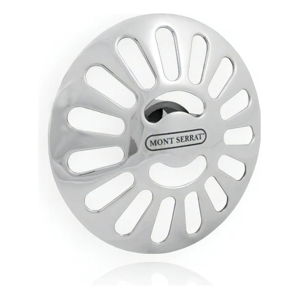 DRENO REDONDO VAZADO 50MM (D.140MM) 15M3/H MONTSERRAT INOX