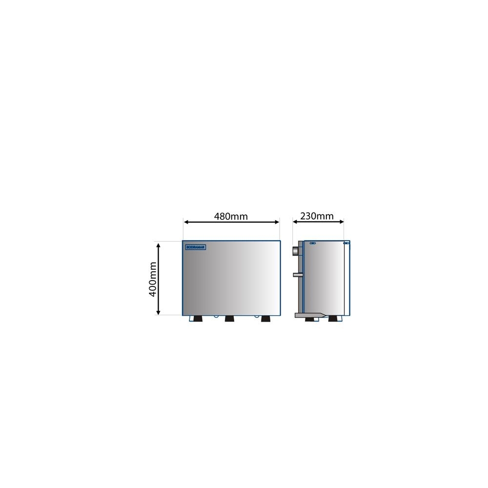 Sauna Vapor Steam Inox Universal 6KW Sodramar