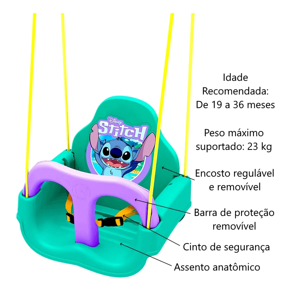 XALINGO BALANÇO STITCH S/ GANCHO