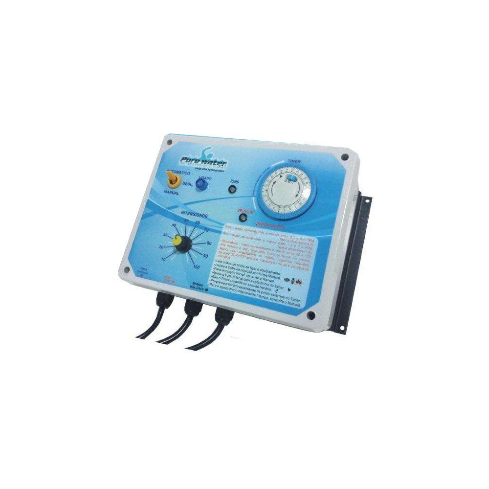 Ionizador PURE WATER.PW 305 AG+ p/ piscinas até 305M3