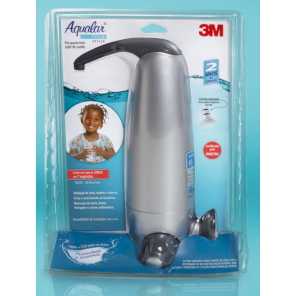 FILTRO AGUA POTAVEL STILLA BR/PRATA 3M
