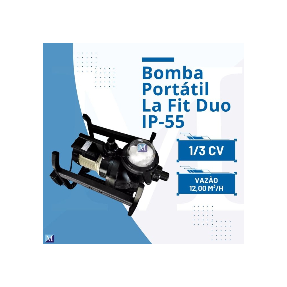 BOMBA PISCINA LA FIT DUO IP-55 1/3CV PORTATIL ALLIANCE