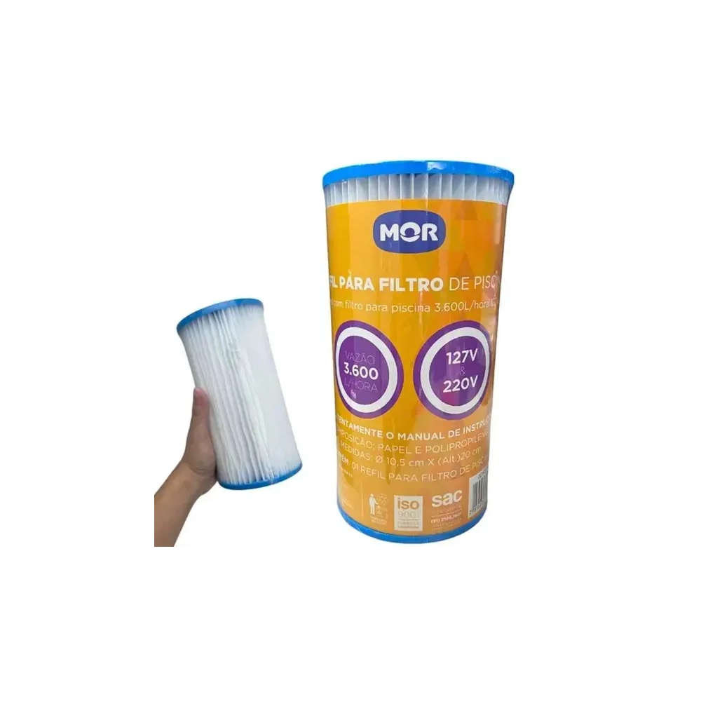 MOR REFIL FILTRO PISCINA 3.600L/H