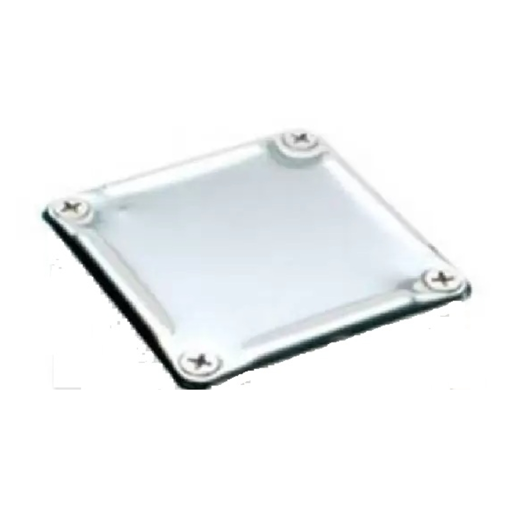 KIT TAMPA CAIXA PASSAGEM SIBRAPE 9,5 X 9,5CM INOX