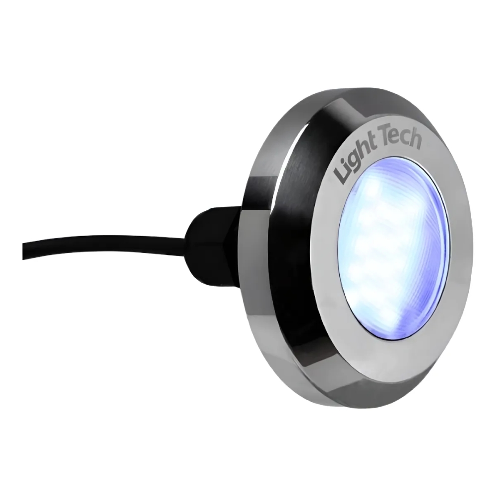 TINY LED SLIM 10W INOX RGB C/ CABO 10M LIGHT TECH