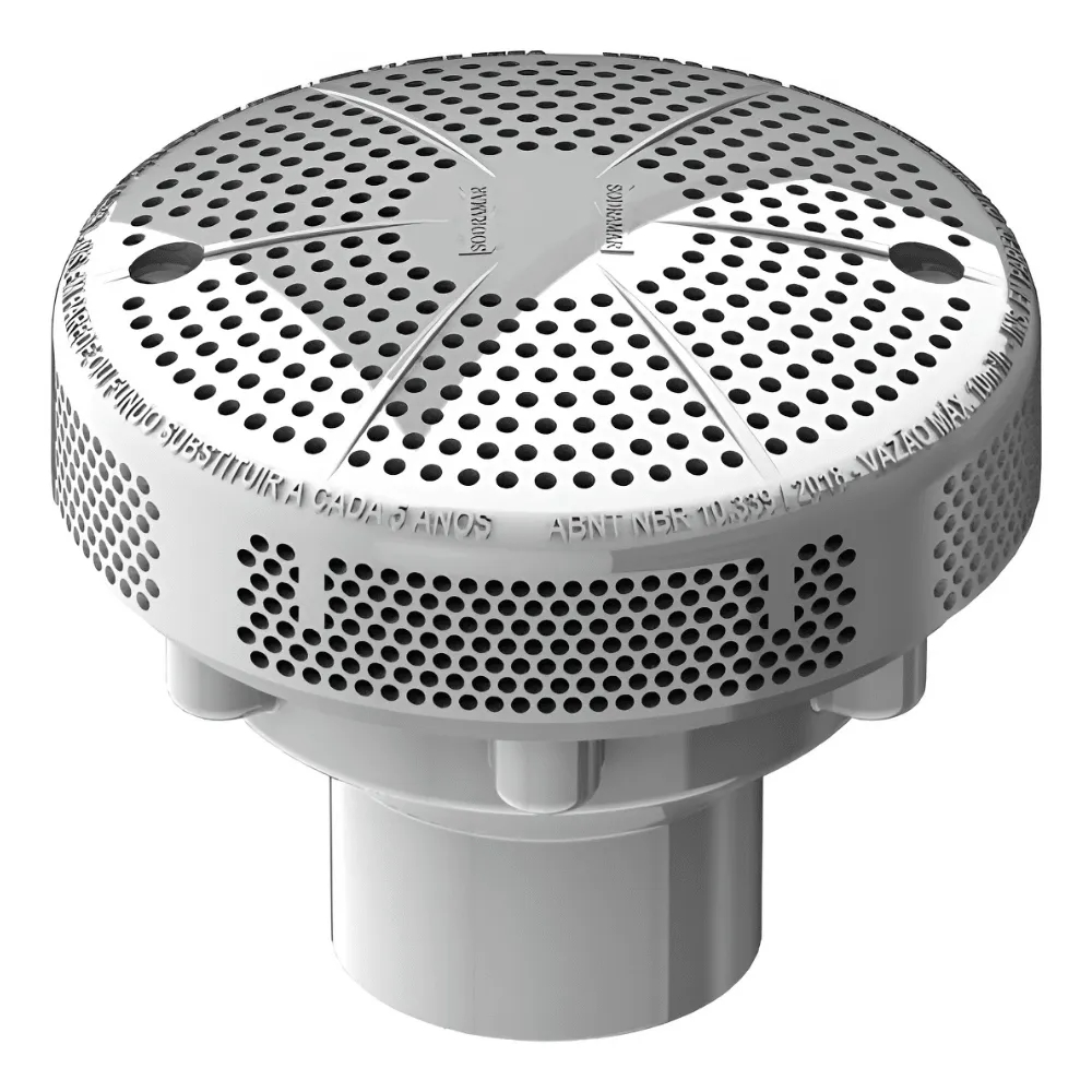 DRENO PAREDE ABS MODELO NOVO BRANCO 10/50 022930 SODRAMAR