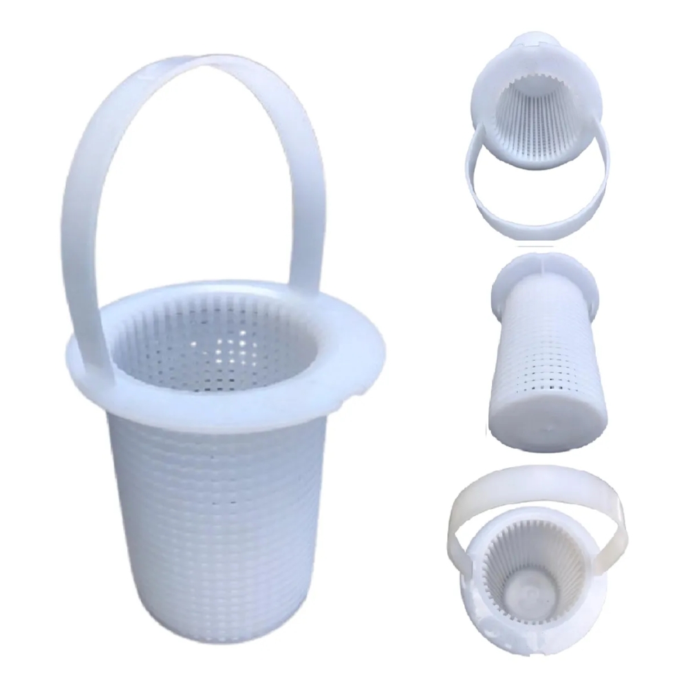 CESTO PRE-FILTRO BOMBA MARK BRANCO COM ALÇA