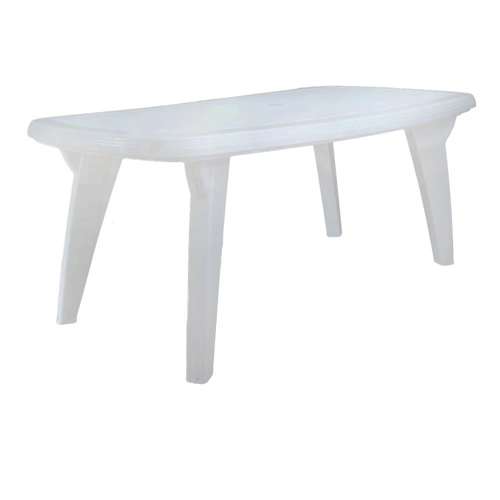 Mesa Retangular Bali Tramontina Branca