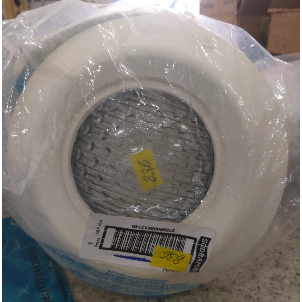 REFLETOR LED POOL 61 MONOCROMÁTICO BRANCO COM NICHO SODRAMAR