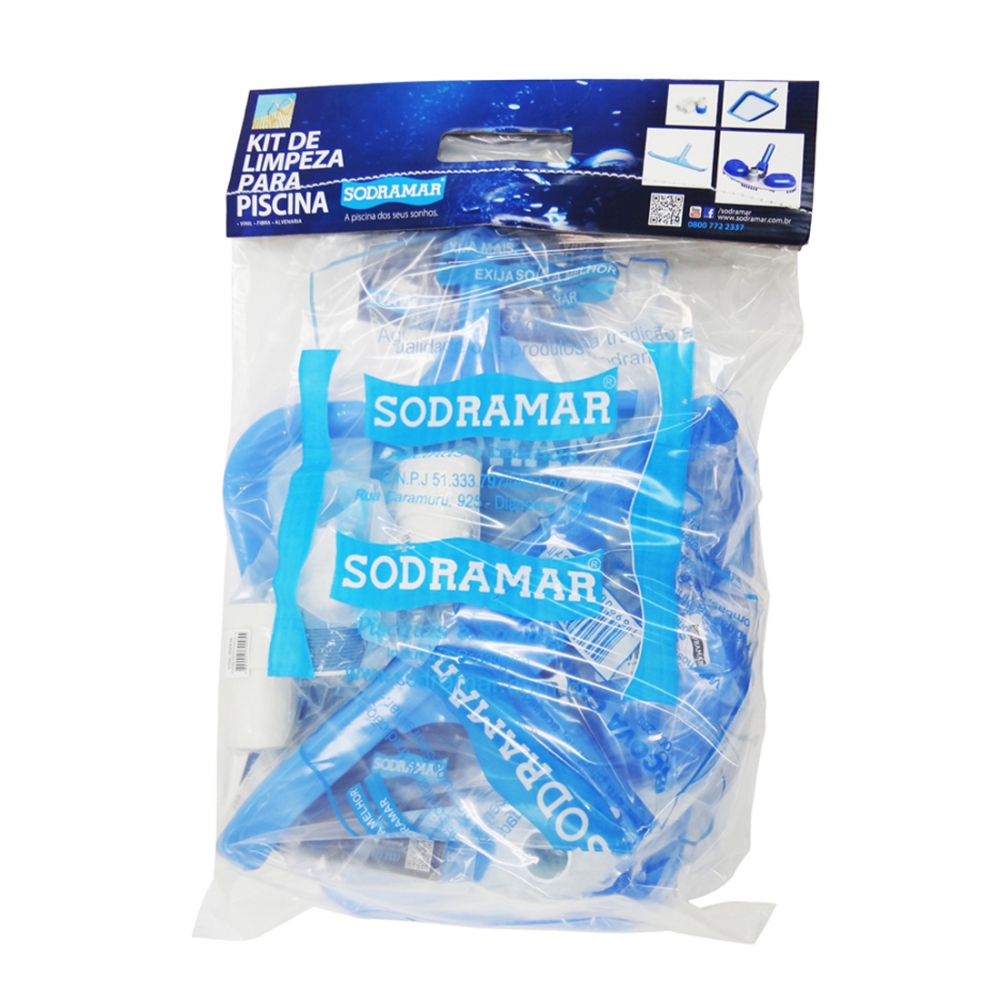 Kit Manutenção p/ Piscinas Slim Sodramar