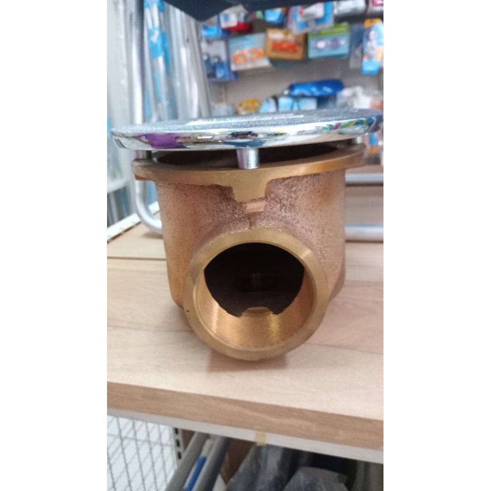 DRENO FUNDO TRADICIONAL BRONZE ANTI-TURBILHÃO 3 POLEGADAS MONTSERRAT