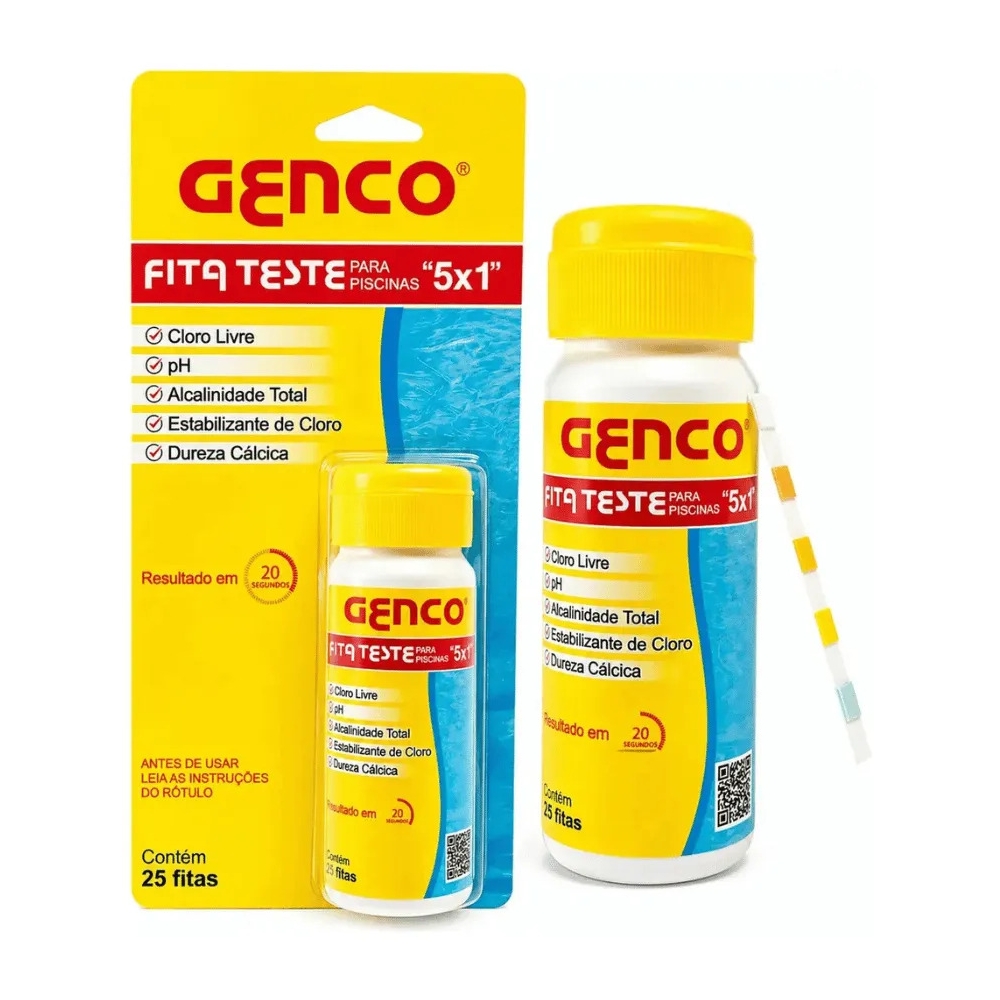 FITA TESTE GENCO 5X1 C/ 25 FITAS