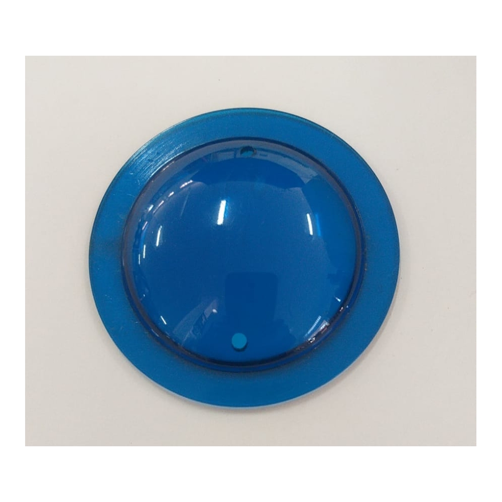 LENTE MINI REFLETOR TRADICIONAL PLASTICA  AZUL SODRAMAR