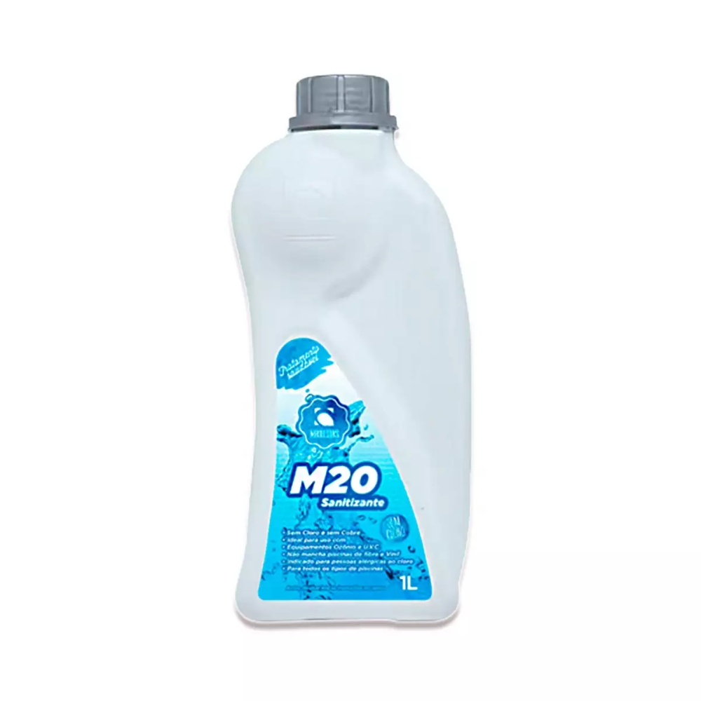 MARESIAS M20 1L SANIIZANTE ( SEM CLORO ) P/ PISCINAS E SPAS