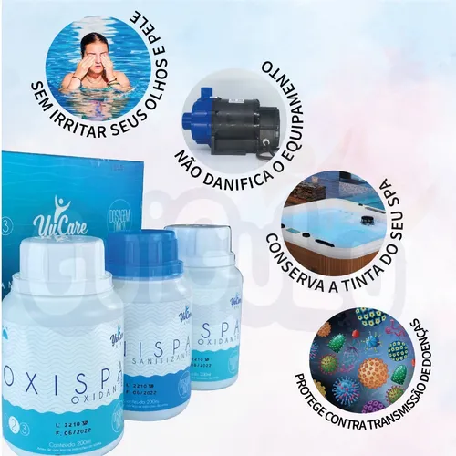 KIT LUXO SPA YUCARE SANITIZAÇAO MARESIAS