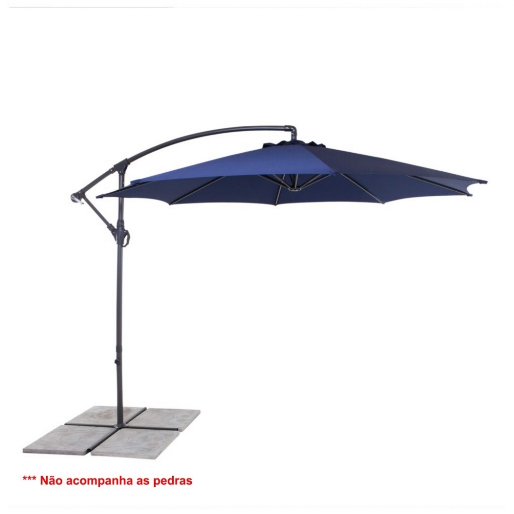 OMBRELONE HASTE LATERAL PRIME 3M IMPORTADO VIVA VIDA