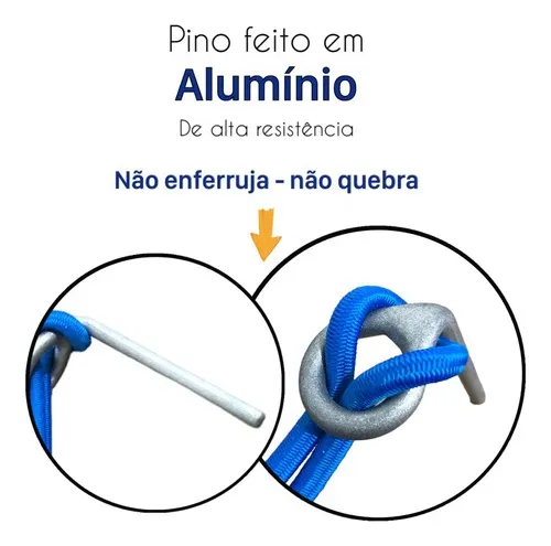 KIT FIXAÇÃO CAPAS SIBRAPE ELÁSTICO EXTENSOR BUCHA PINO